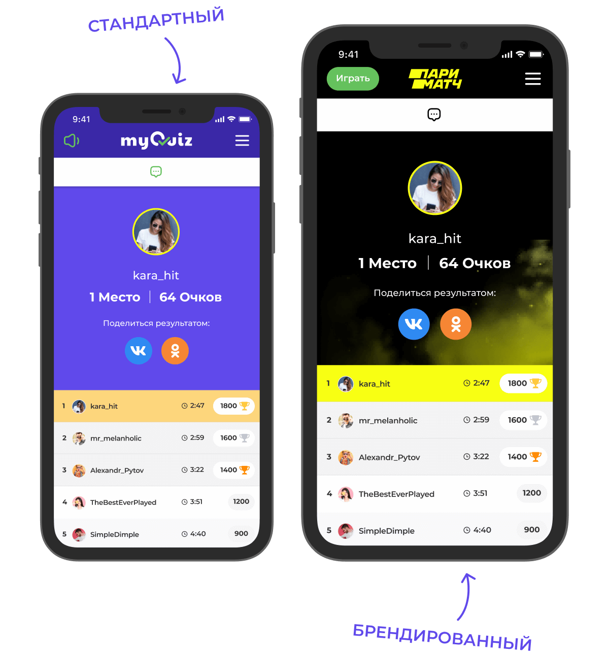 Trivia Start Page